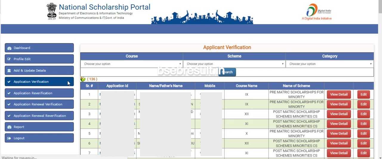 National Scholarship Portal NSP