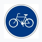 Cycle Track Sign
