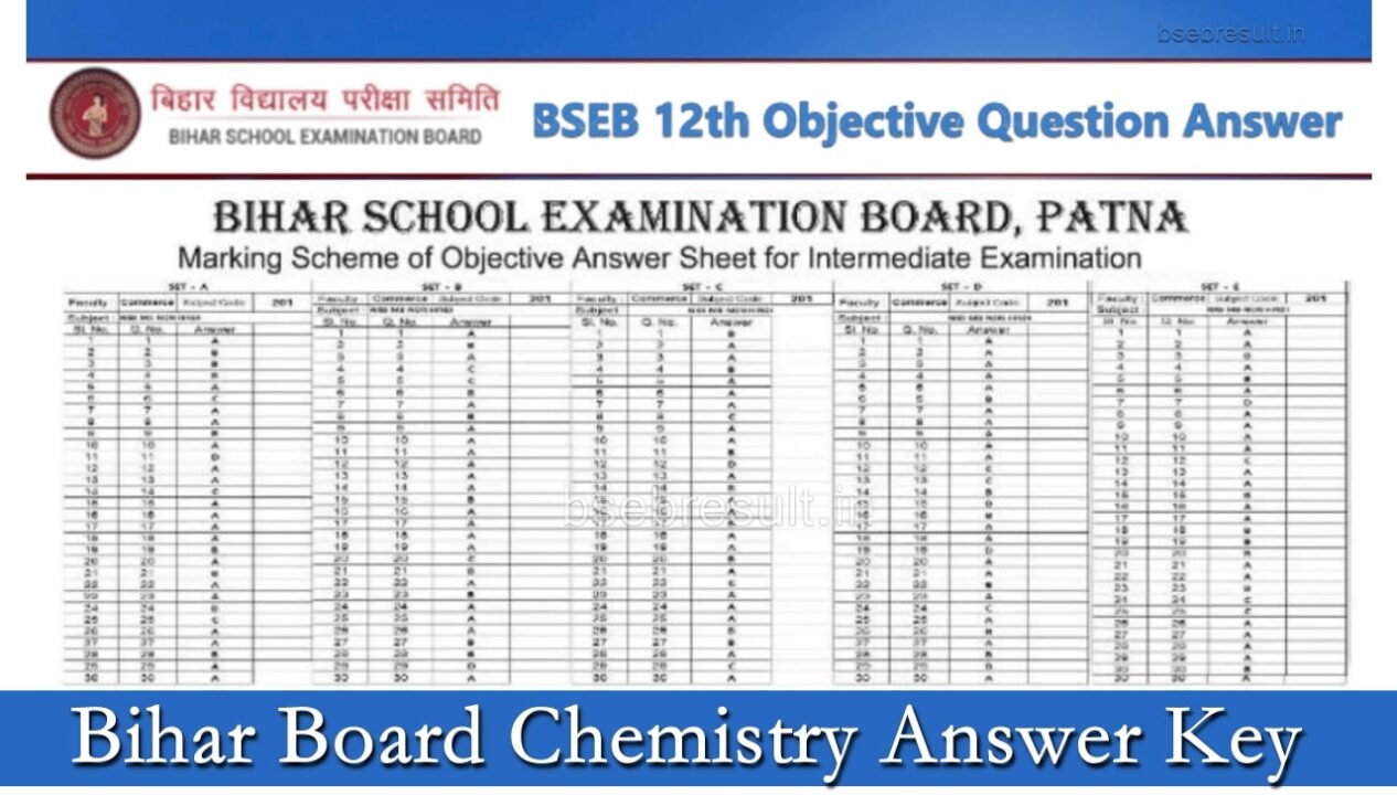 Bihar-Board-Chemistry-Answer-Key