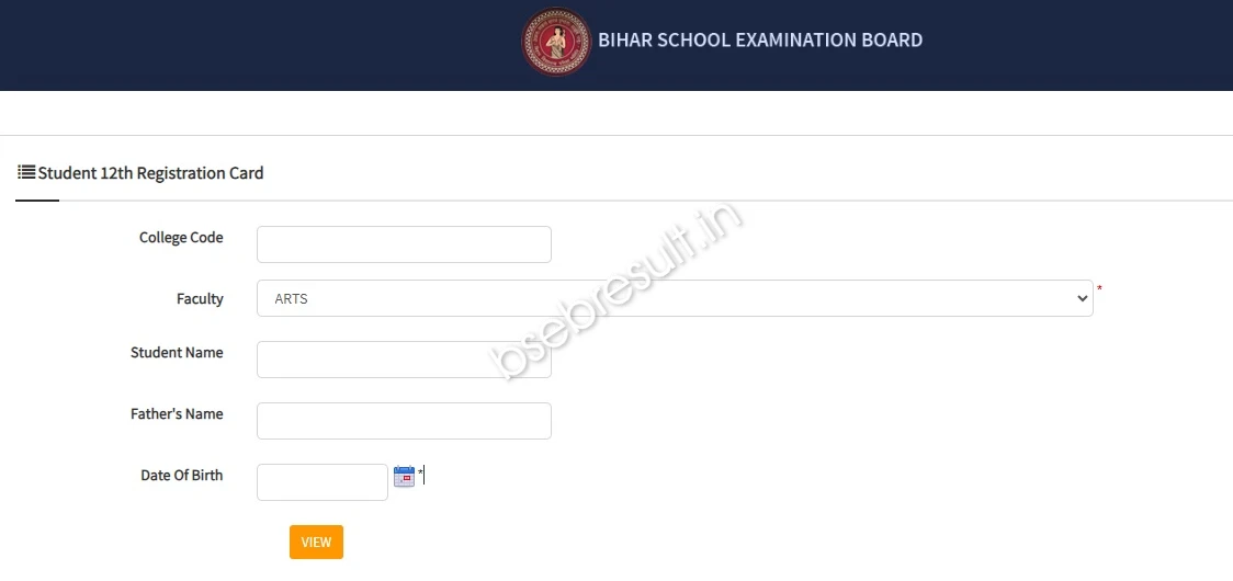 Bihar Board Original Registration Card 2023 for Exam 2024
