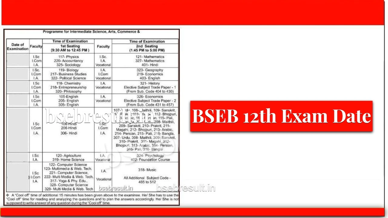 bseb 12th exam date 2024 pdf