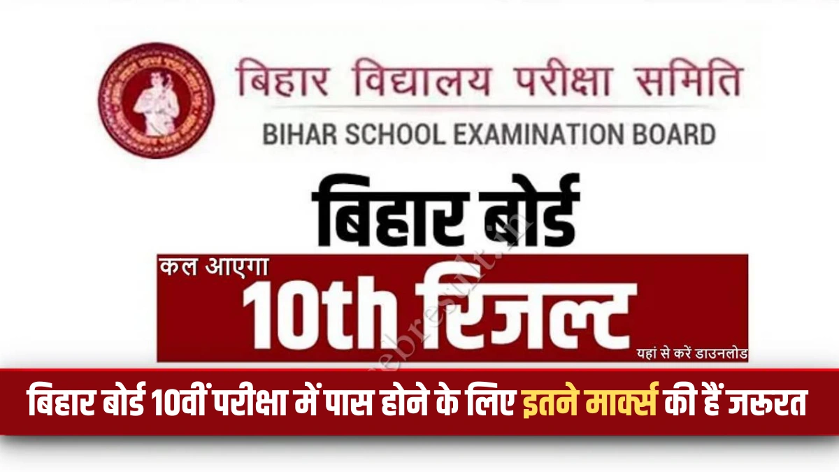 BSEB 10th Result 2024 Passing Marks