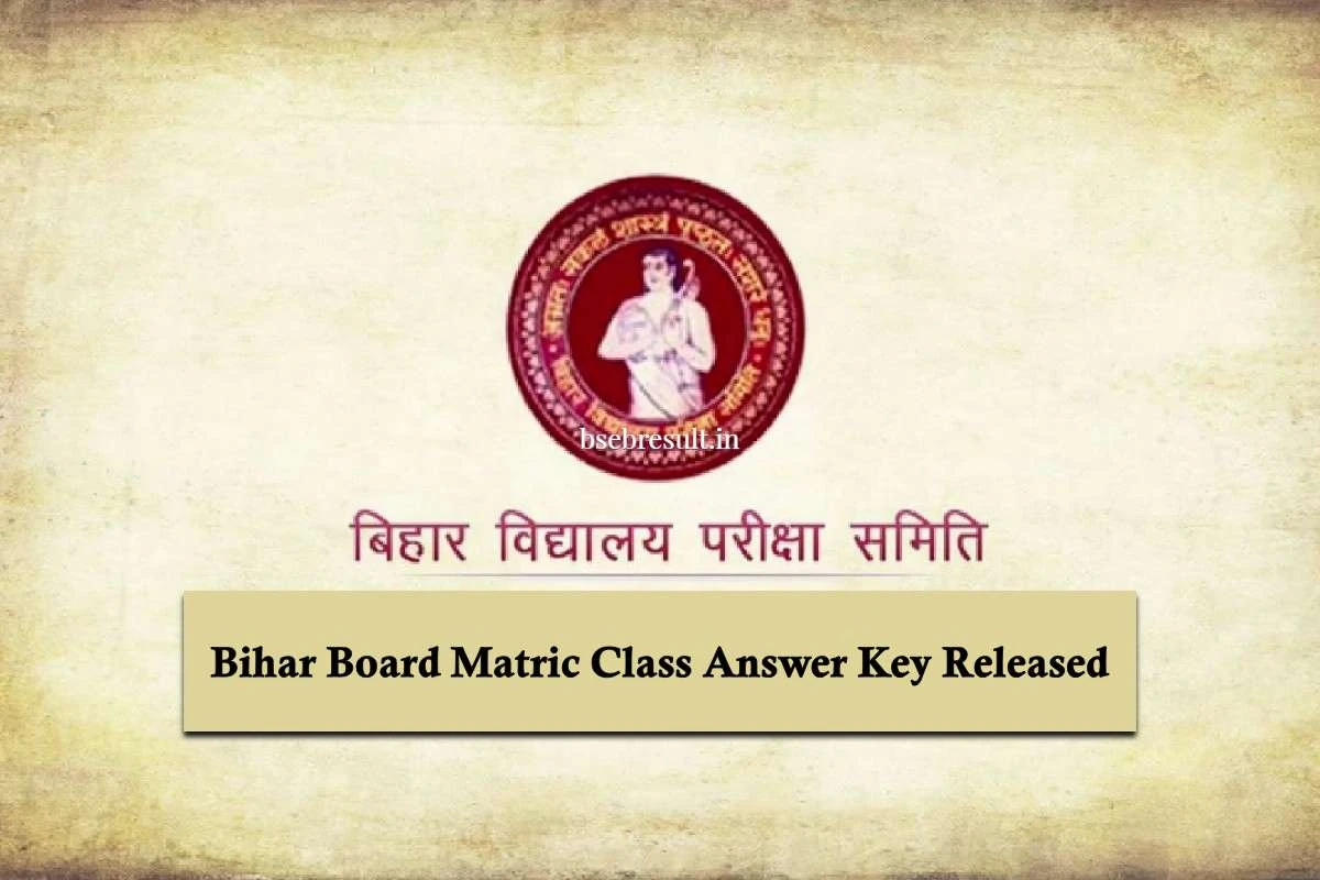Bihar-Board-Matric-Class-Answer-Key-pdf-2024-Released-Online