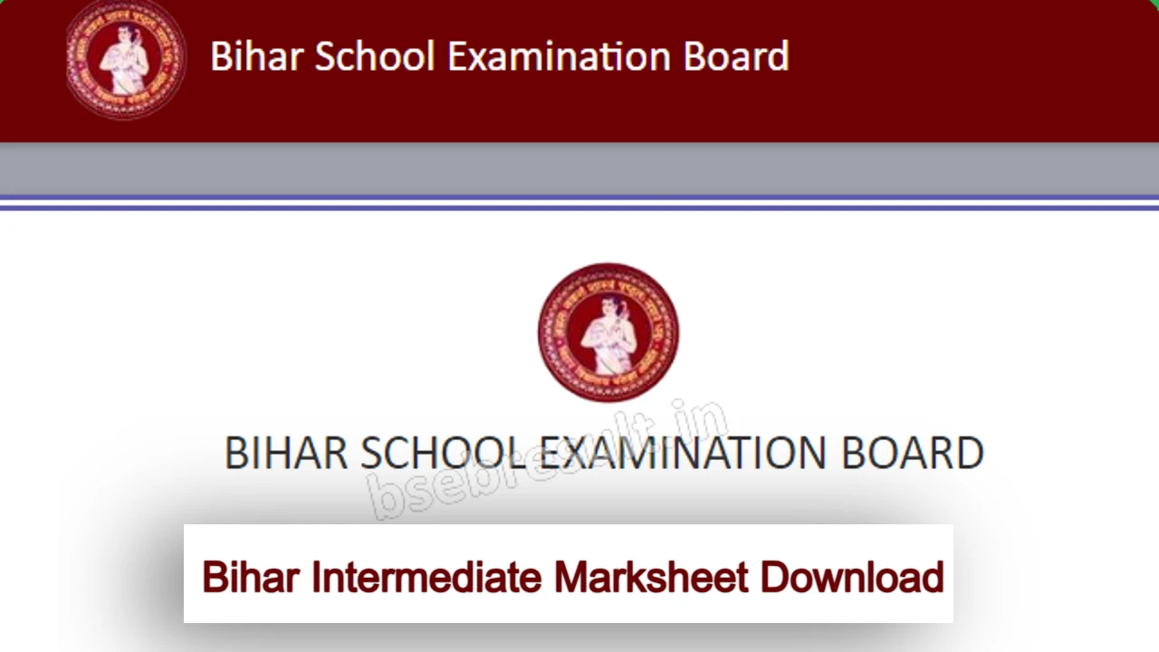 bihar intermediate marksheet download