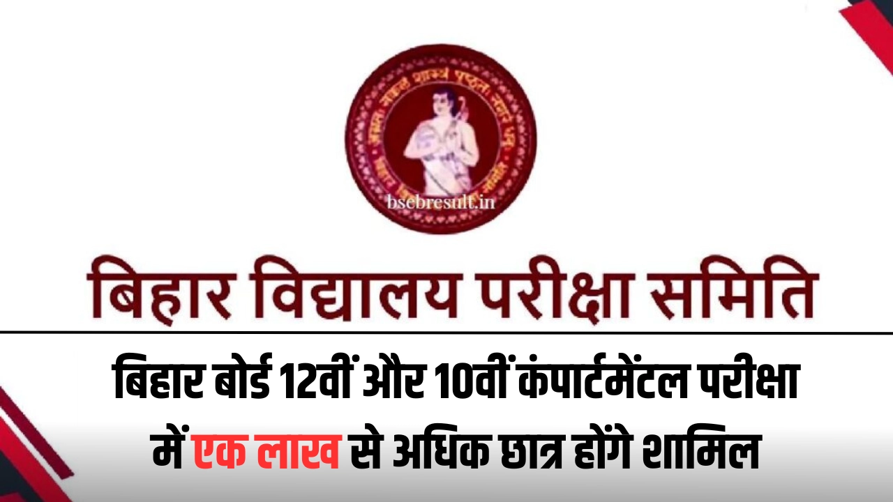 More than one lakh students will appear in Bihar Board 12th and 10th compartmental exam