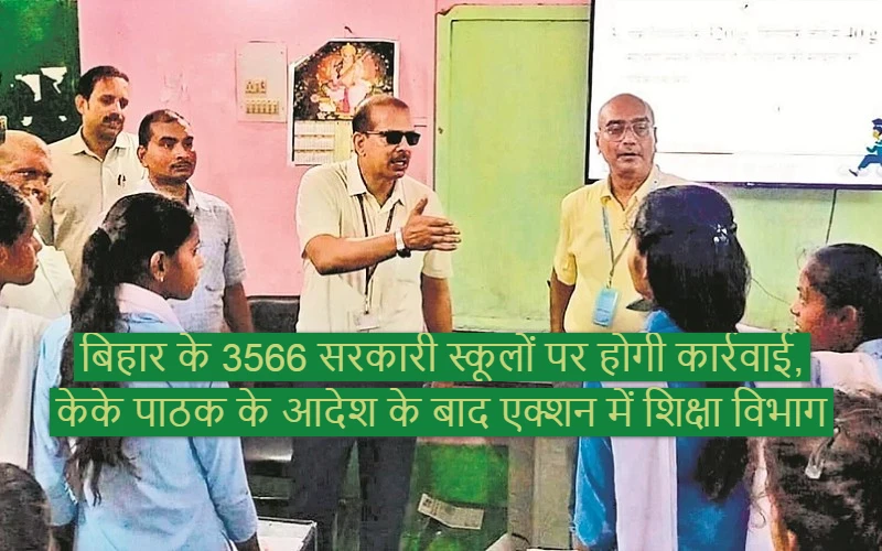 Action will be taken against 3566 government schools of Bihar
