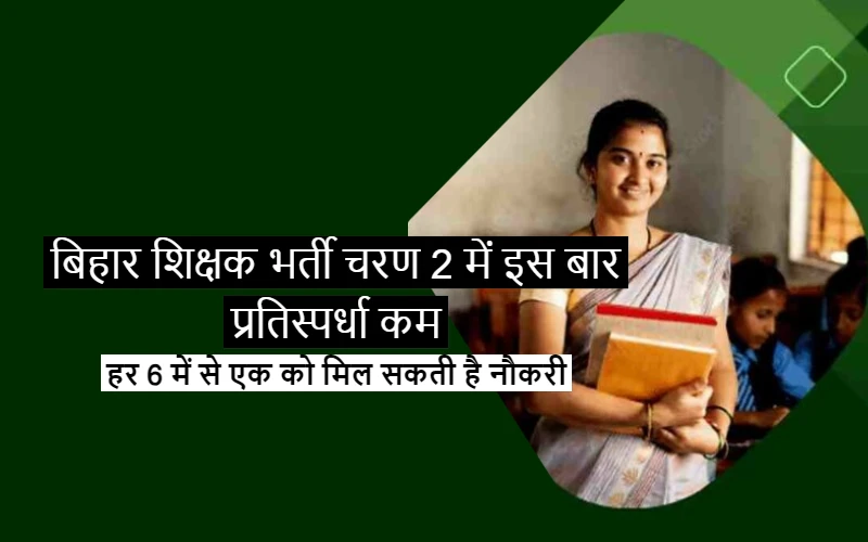 Bihar Teacher Recruitment Phase 2 This time competition is less