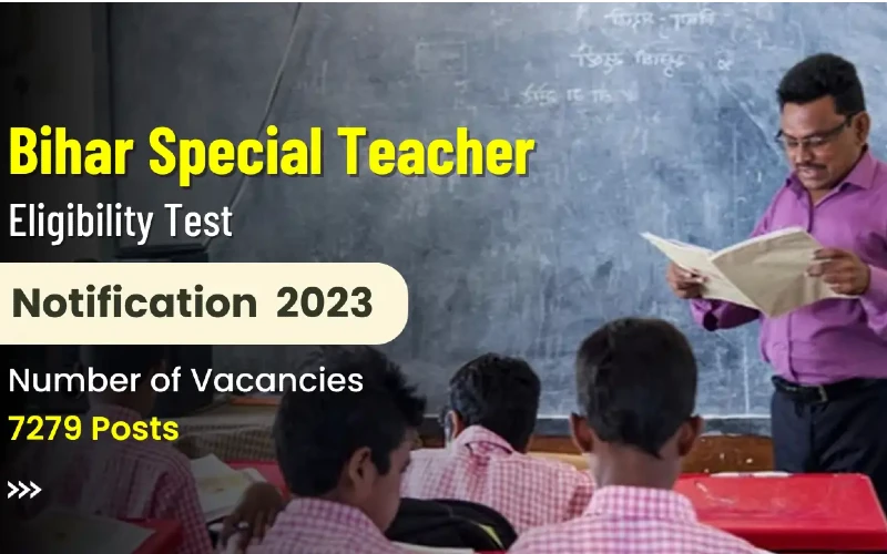 Application started for Bihar Special School Teacher Exam 2023