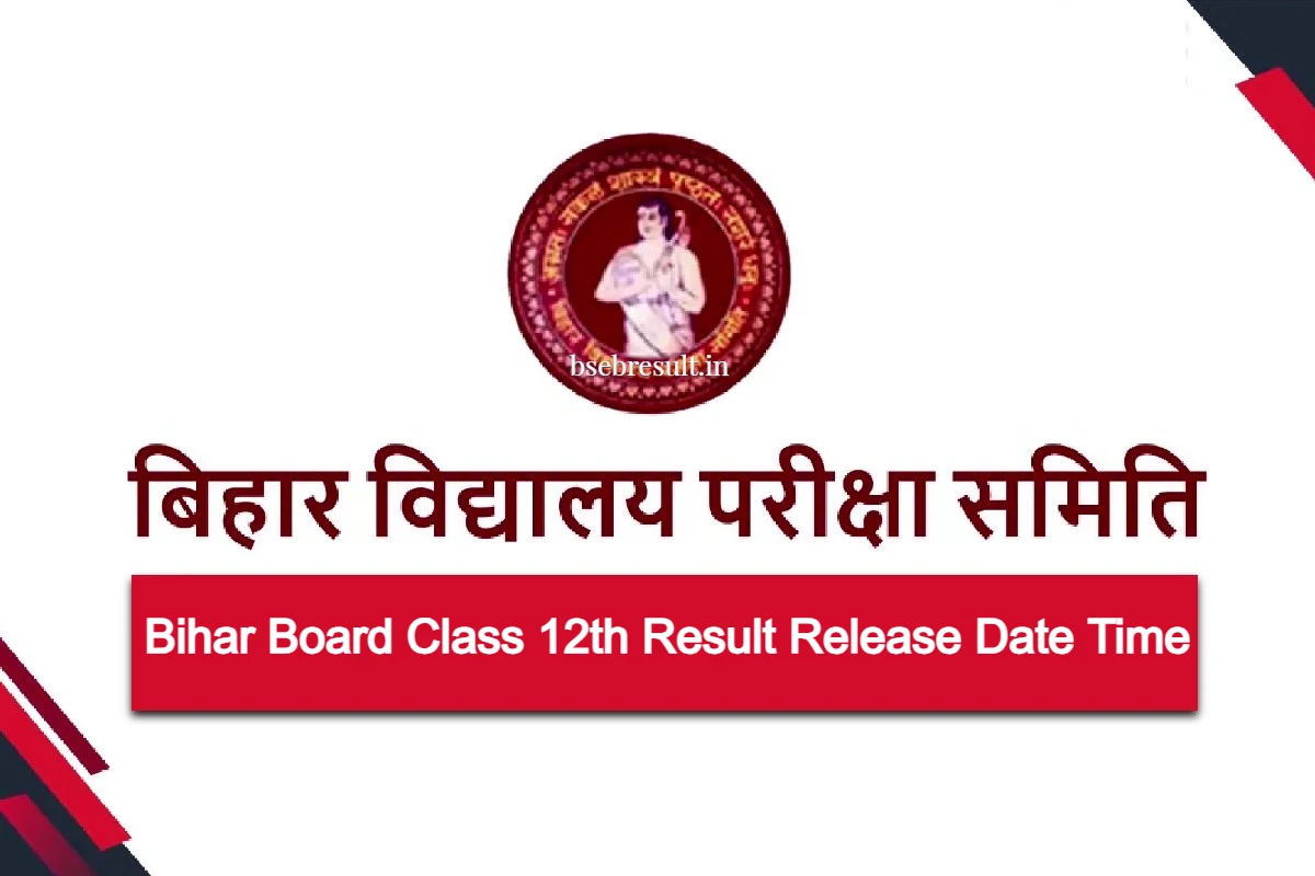 Bihar Board Class 12th Result 2024 Release Date and Time